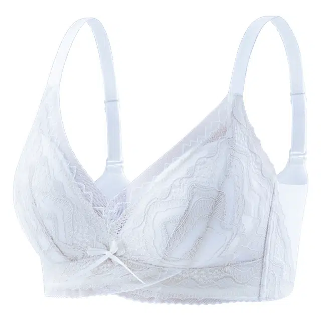 丝之莎 小胸聚拢显大调整型收副乳防上托下垂性感蕾丝薄款文胸 女款