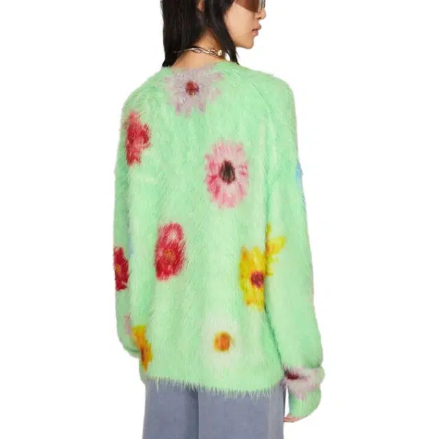 Acne Studios Printed Fluffy Jumper