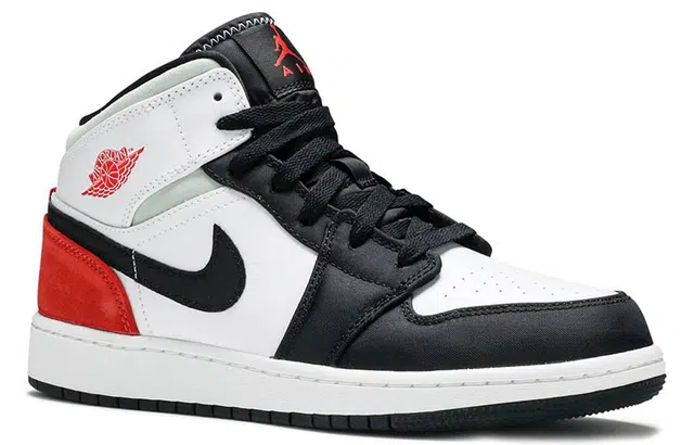 Jordan Air Jordan 1 Mid "Black Toe" GS