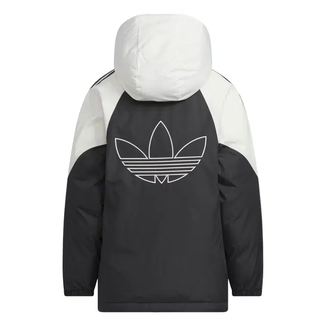 adidas Originals FW24 Down Series Hoodie Jacket Black Youth