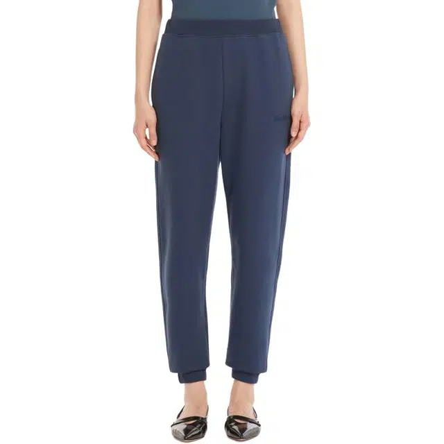 S MAX MARA Tamaro Cotton fleece trousers