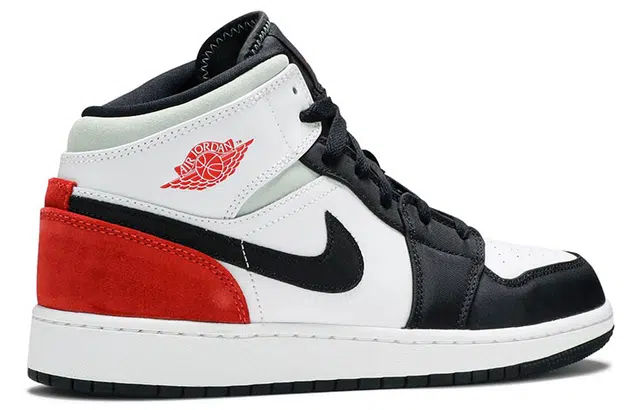 Jordan Air Jordan 1 Mid "Black Toe" GS