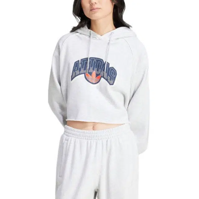 adidas originals Cropped Hoodie Logo