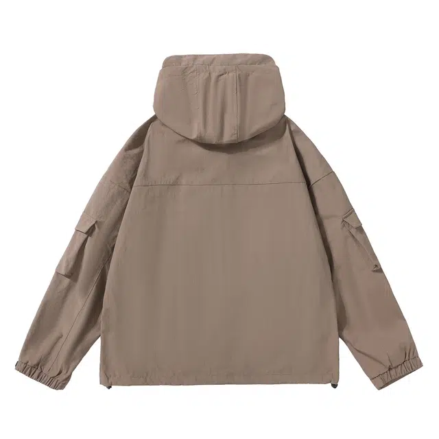雅鹿  纯色简约宽松百搭时尚三防登山服 冲锋衣 男女同款