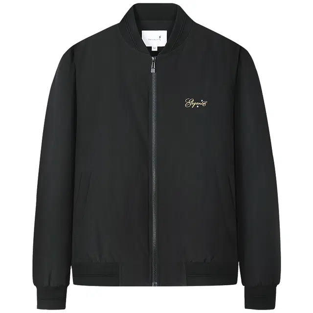 与狼共舞 金丝刺绣商务休闲防风保暖短款棒球领羽绒服 男款 黑色