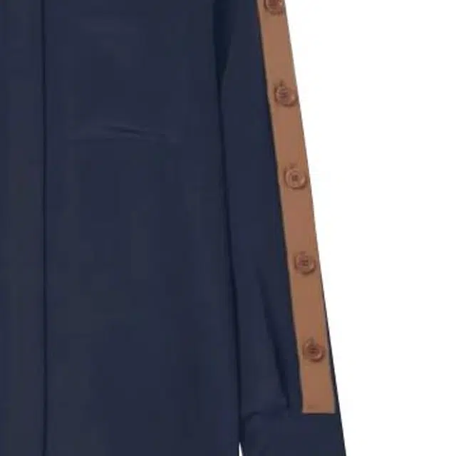 MaxMara SS23 Button Sleeve Colorblock Jacket