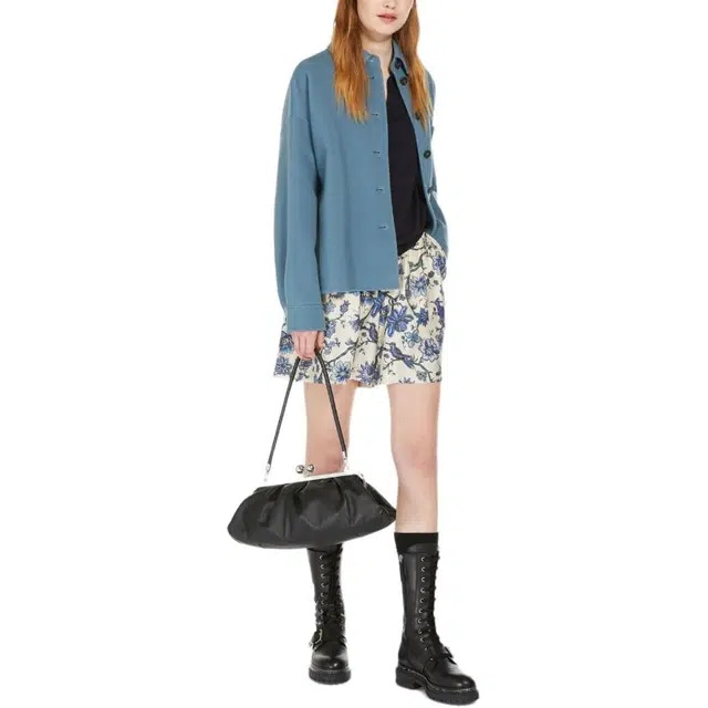 WEEKEND MaxMara Roncolo Silk And Cotton Yarn Polo Sweater VPolo