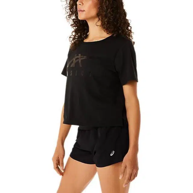 Asics Stripes Short Sleeve Boxy Tee T
