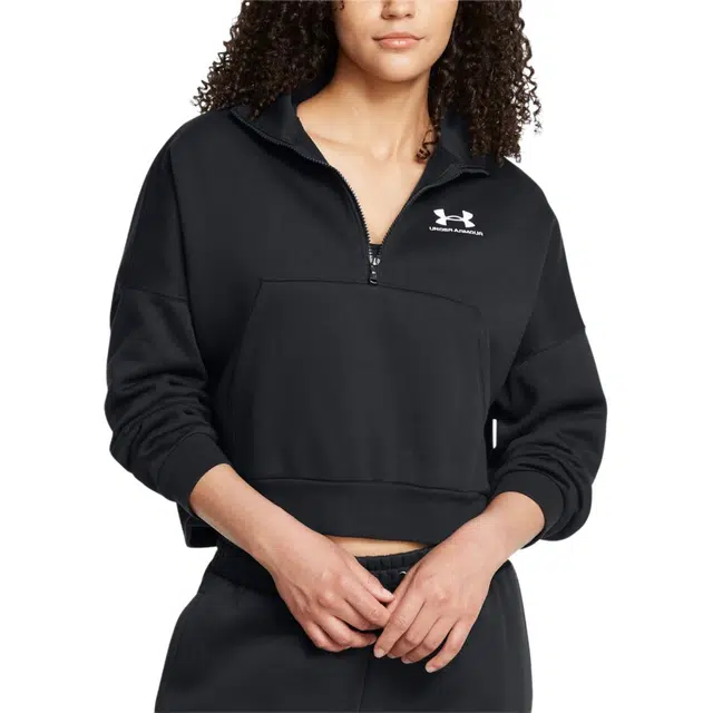 Under Armour Icon Fleece Oversized Zip logo
