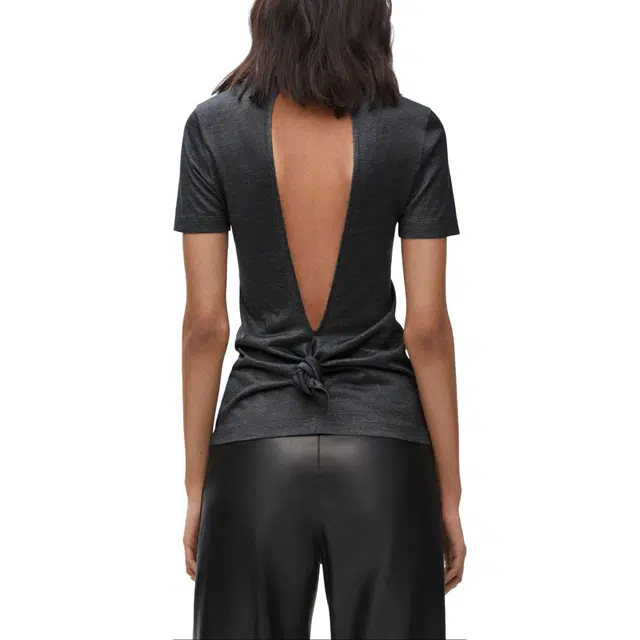 LOEWE Knot Top In Silk And Viscose T