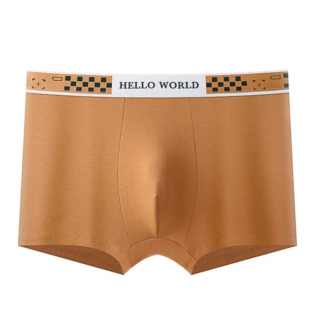 俞兆林 舒适简约抗菌透气排汗网孔裆部亲肤高弹平角不夹裆内裤 男款 组合装