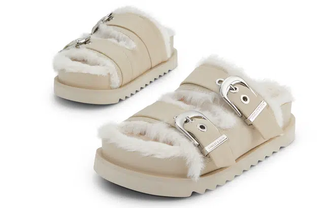 CHARLESKEITH ck EVA 3.5cm BrownSilverBeige