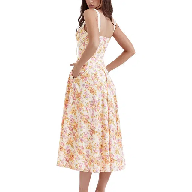 HOUSE OF CB SABRINA IVORY PRINT
