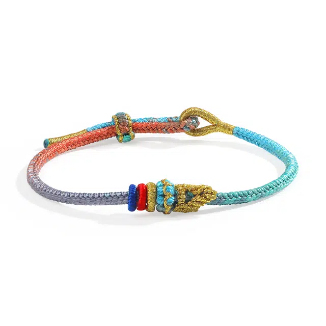 【普陀山官方已祝福】 普陀山文创 上岸锦鲤手工编织手绳红绳金榜题名幸运符 生日送礼送女友送妈妈 编绳 手链 男女同款情侣款