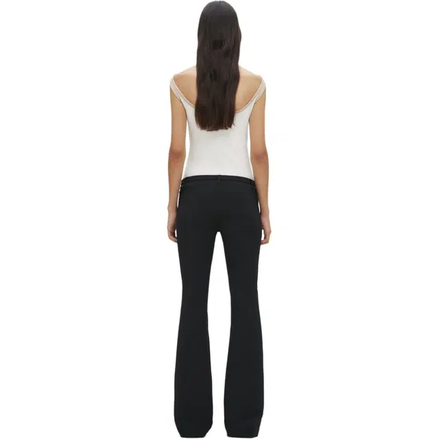 COURREGES SS24 HYPERBOLE CONTRAST TOP White Heritage