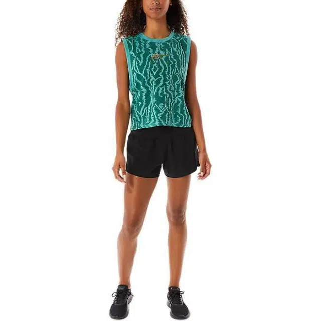 Asics Allover Printed Muscle Crop