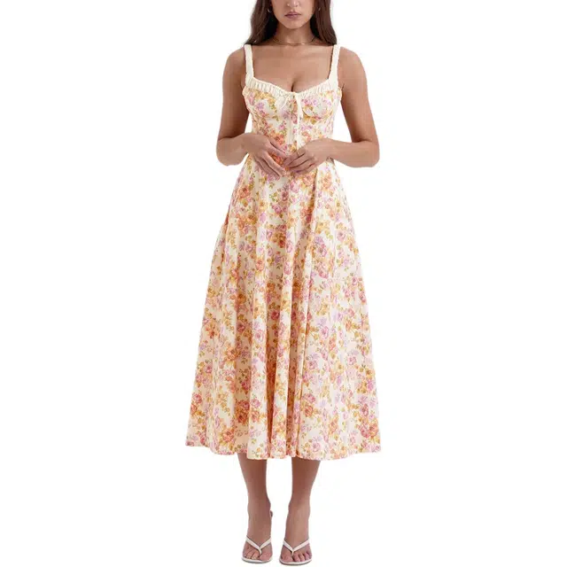 HOUSE OF CB SABRINA IVORY PRINT
