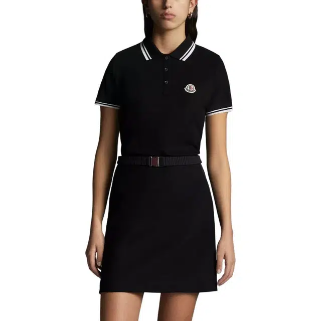 Moncler FW23 Logo Patch Polo Shirt LogoPoloPolo