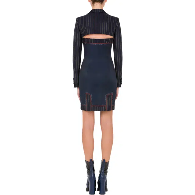 MOSCHINO SS24 Jacquard Wool Shawl