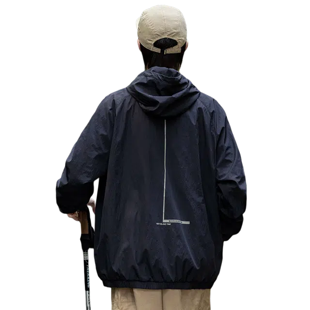 北极绒 美式时尚户外撞色痞帅高级感潮牌宽松休闲夹克外套 男款