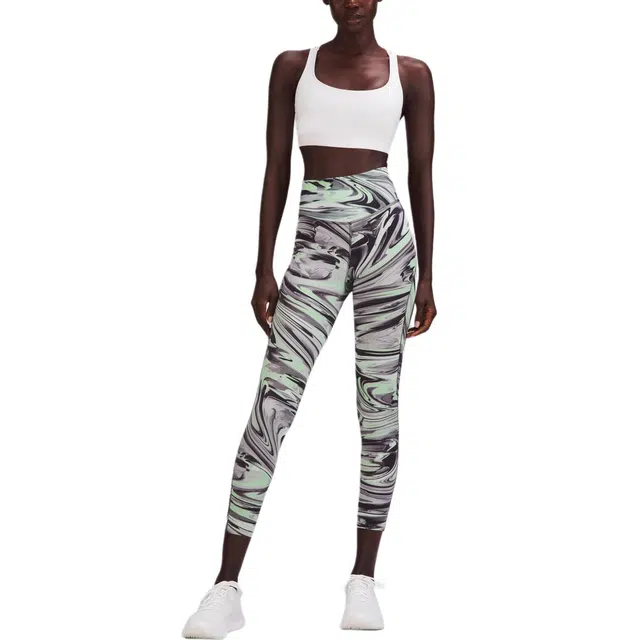 lululemon Base Pace Nulux High-Rise Tights 25" Green