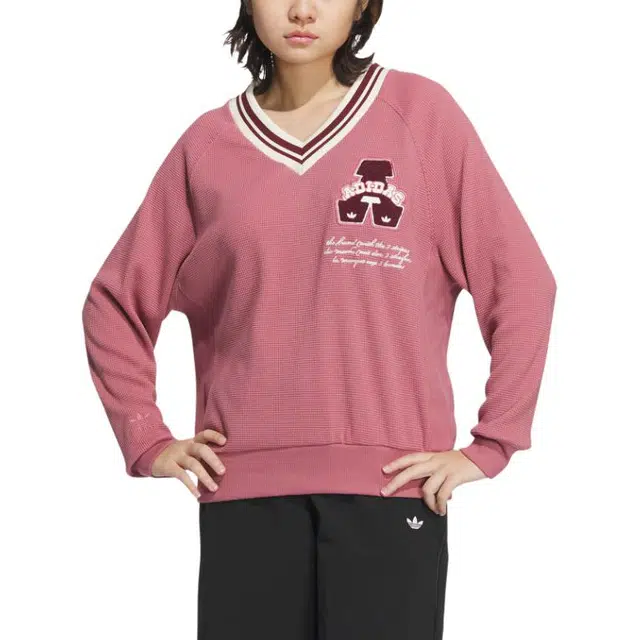 adidas Originals FW24 V-Neck Sweatshirt