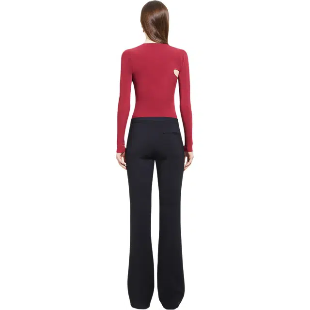 COURREGES FW24 SLASH TOP T Grenat