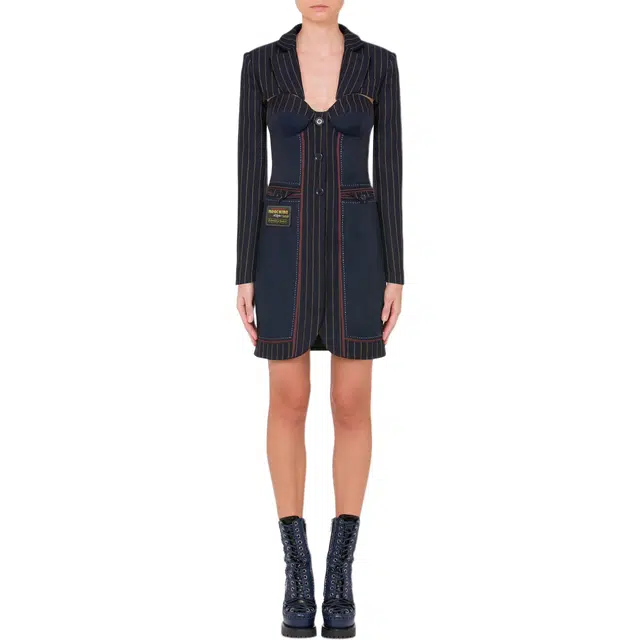 MOSCHINO SS24 Jacquard Wool Shawl
