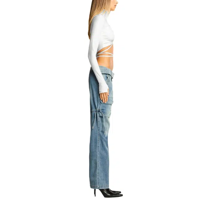 I.AM.GIA NAIMA CARGO PANT BLUE