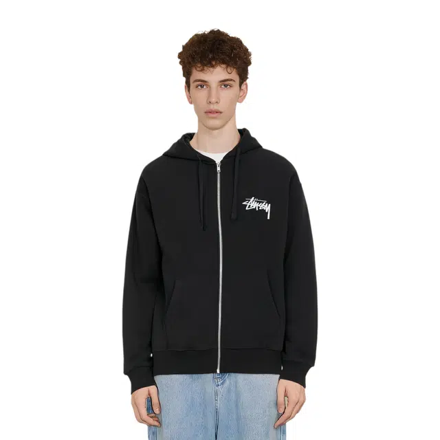 Stussy FW23 CLASSIC DOT ZIP HOODIE Logo