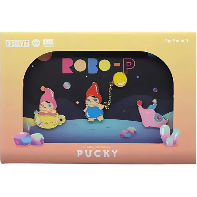 POP MART PUCKY BTS Amusement Park Limited Badge