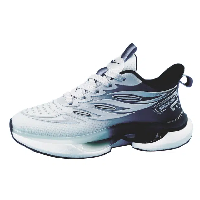 双星 织物 皮革网面 体考体测训练 舒适轻便 透气百搭 回弹减震 低帮跑步鞋 男女同款 月色