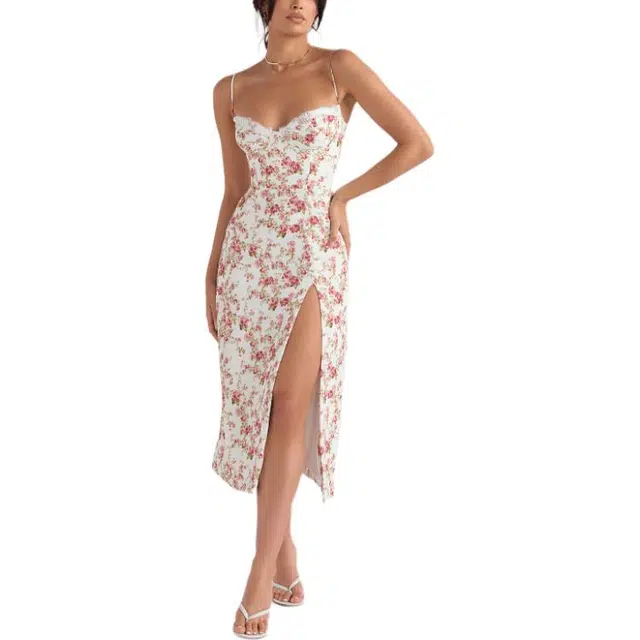 HOUSE OF CB CHARLOTTE Rose print
