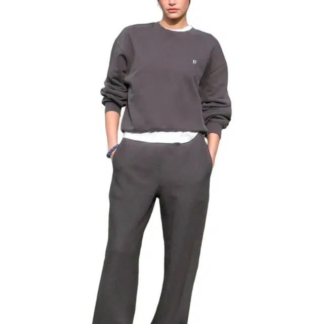 LOW CLASSIC Lc SOFT SWEATSHIRT CHARCOAL