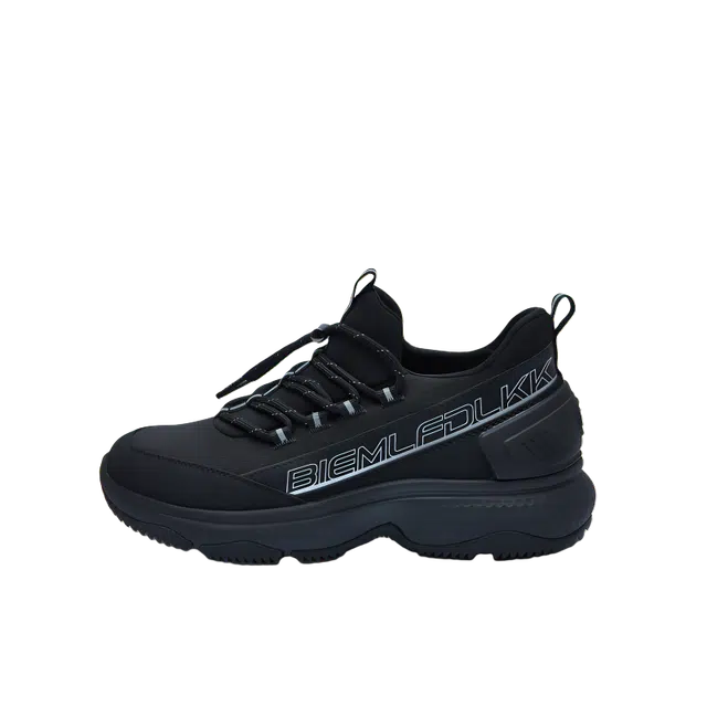 比音勒芬 织物 抗菌防臭轻质软底透气 减震防滑 生活休闲鞋 女款 黑色