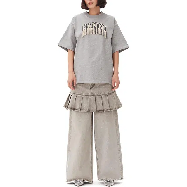 GANNI FW24 logo T