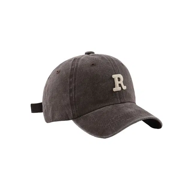 木林森 复古休闲贴布防晒学生户外街头简约潮 棉 鸭舌帽 男女同款情侣款