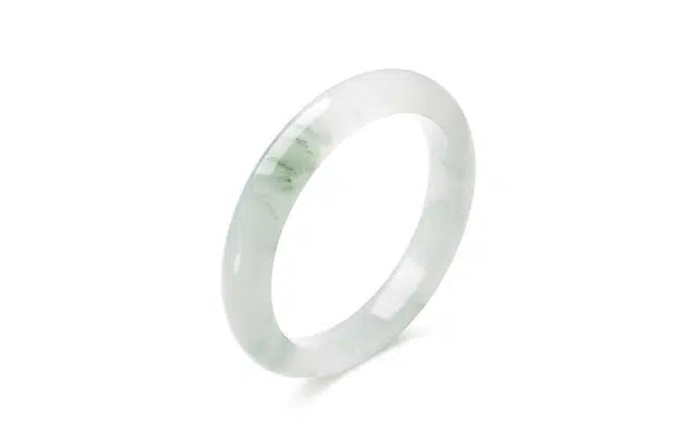 尚银福 青山黛贵妃镯 平安新中式国潮古风清冷优雅高级感气质温婉 天山翠 手镯 女款