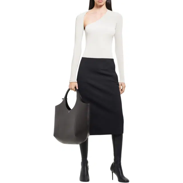 COURREGES FW24 SLASH TOP T Natural Beige
