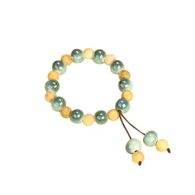 大唐国鼎 青山赴 新中式串珠 简约中式 大气气质 陶瓷 手链 男女同款情侣款