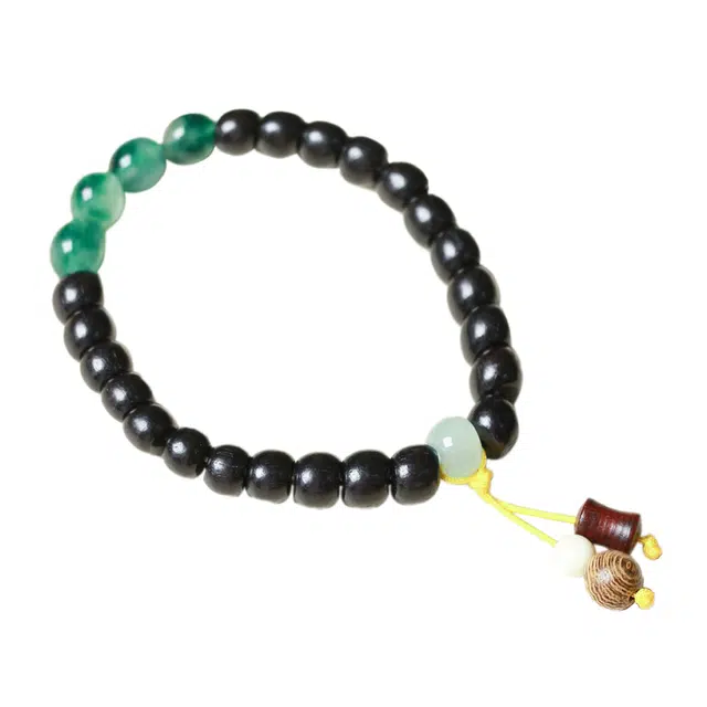 仙友 禅意文玩串珠 鹏程万里上岸招财转运木檀盘串 新中式本命年 黑檀 手串 男女同款情侣款