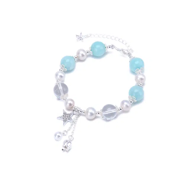 聆听花开 新中式新国风星星手饰串珠时来好运 诸事顺利 民族风小众设计高级感仙气  国潮风 水晶 手串 女款