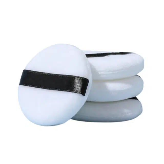 简应舒  水晶短绒蜜粉扑 定妆柔软 植绒干粉扑粉饼替换散粉扑脸部化妆工具