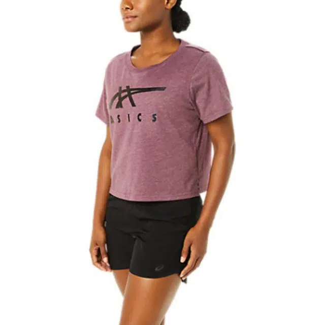 Asics Stripes Short Sleeve Boxy Tee T