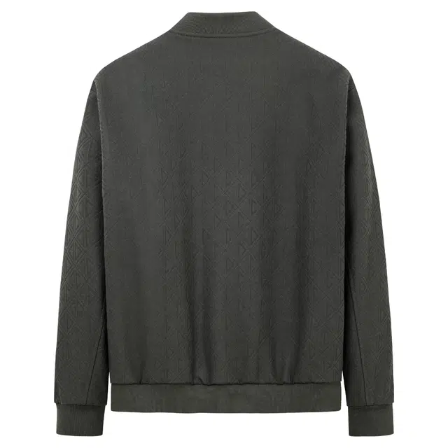 与狼共舞 满印棒球领商务百搭都市休闲羽绒服 男款 灰绿