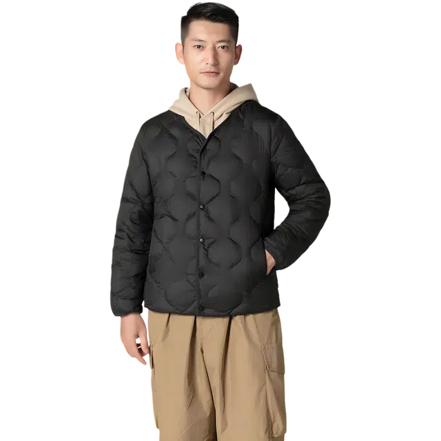 雅鹿 休闲轻便内外穿时尚百搭长袖羽绒服 男款