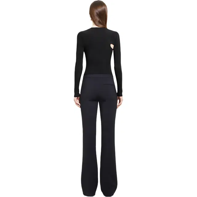 COURREGES FW24 SLASH TOP T BLACK