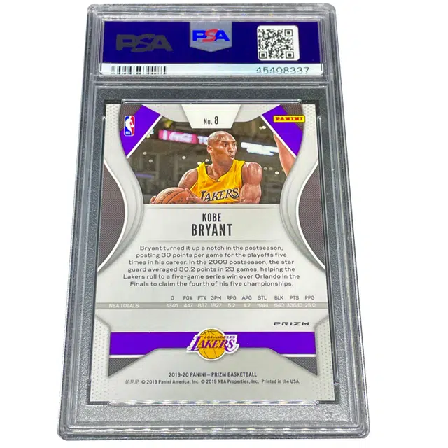 PANINI 2019-20 Prizm PSA9 Prizm Kobe Bryant