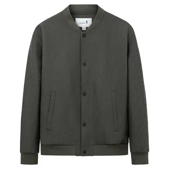 与狼共舞 满印棒球领商务百搭都市休闲羽绒服 男款 灰绿