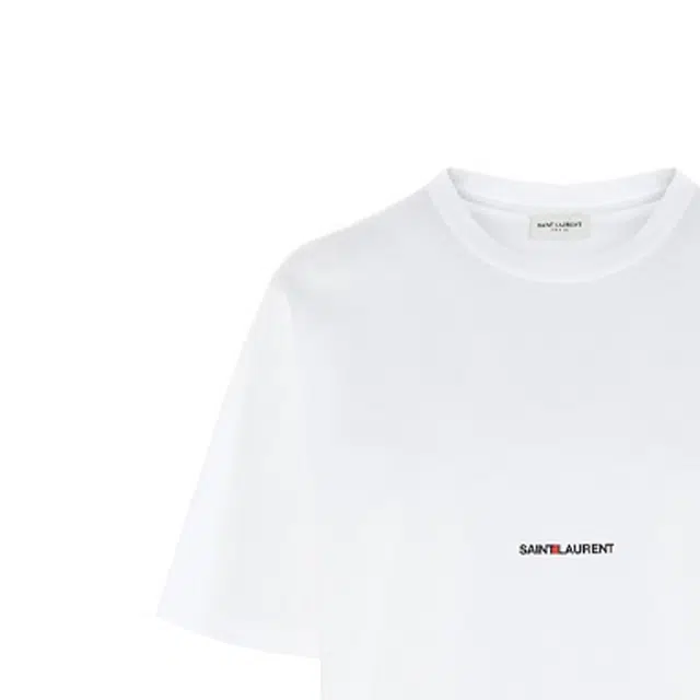 Saint Laurent SS21 Logo T-Shirt White